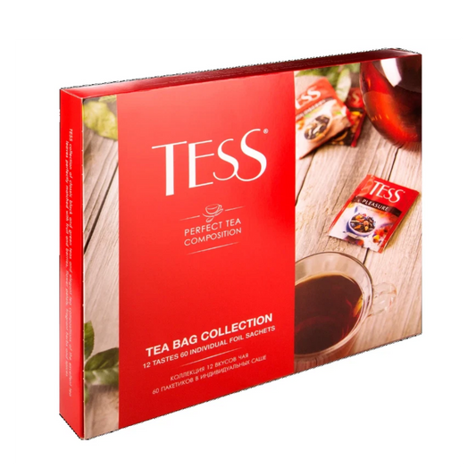Caja de Variedades Tea Collection Premium (60 Bolsitas Seleccionadas) - Tess