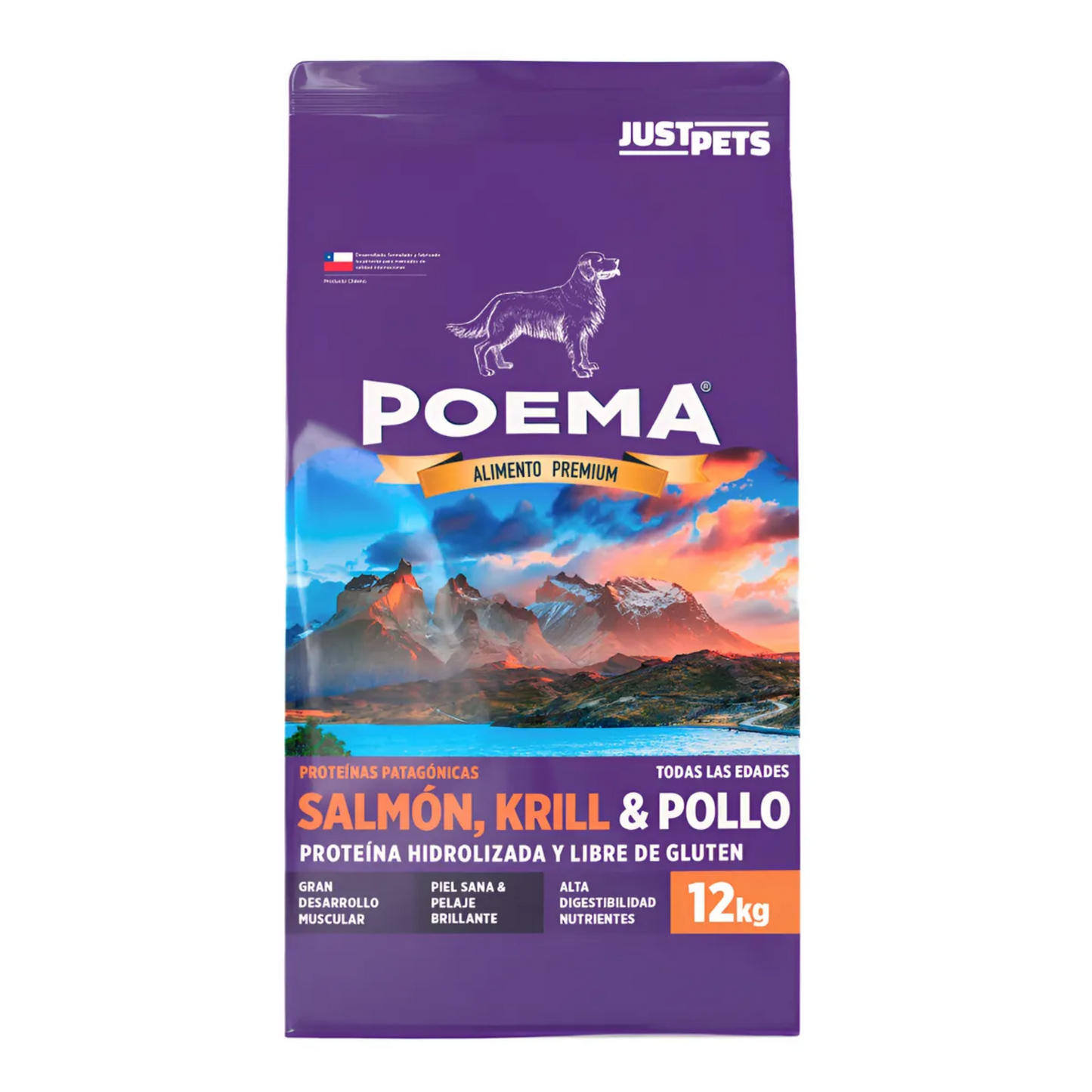 Alimento de perro, Patagónico salmón krill pollo - Razas medianas a grandes