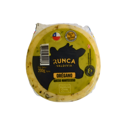 Queso mantecoso oregano Runca - 200 grs.