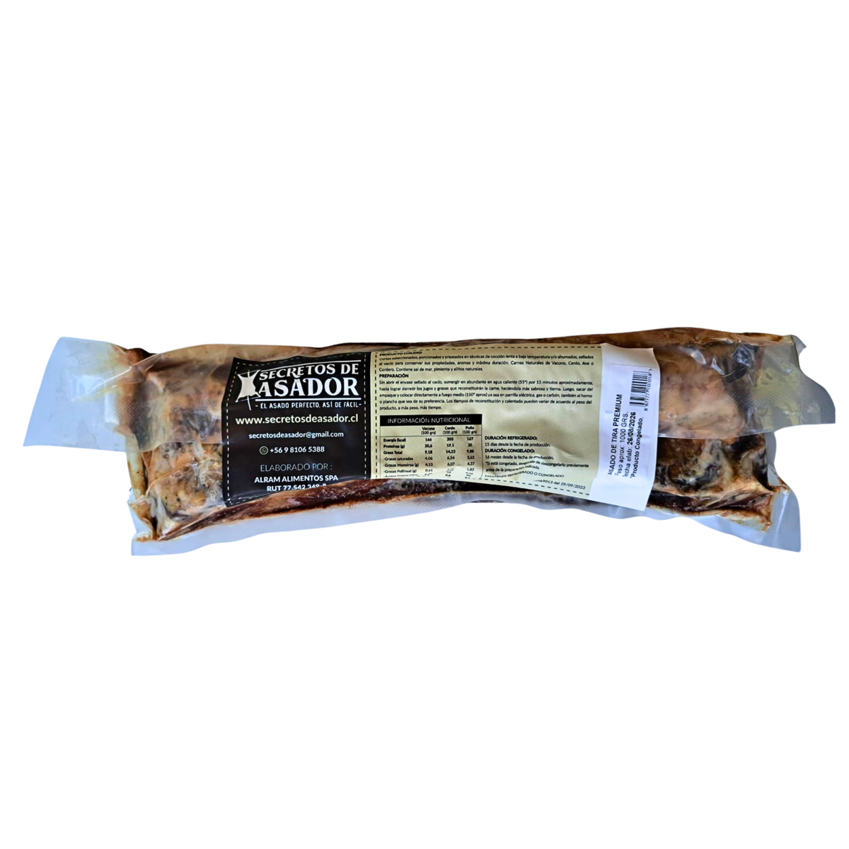 Asado de Tira Premium - Secreto del Asador