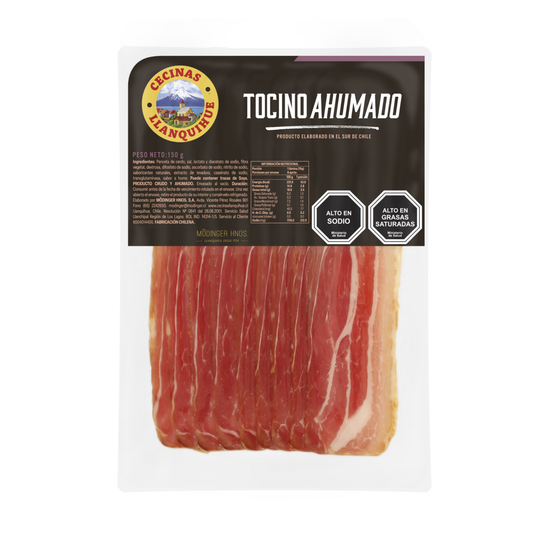 Tocino Ahumado 150 grs. - Cecinas Llanquihue