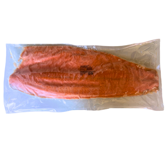 Trucha congelada con piel