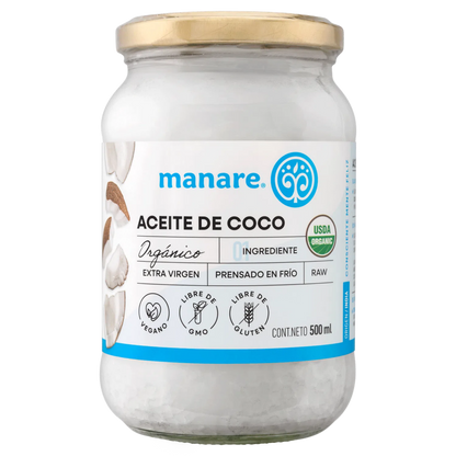 Aceite de Coco orgánico 200ml - Manare