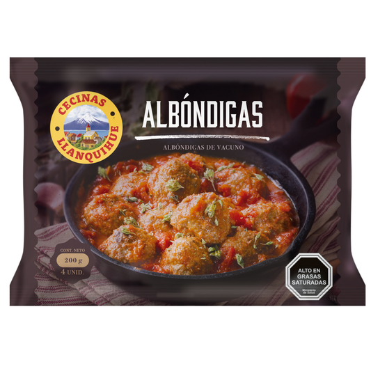 Albóndigas de vacuno 200 grs - Cecinas LLanquihue
