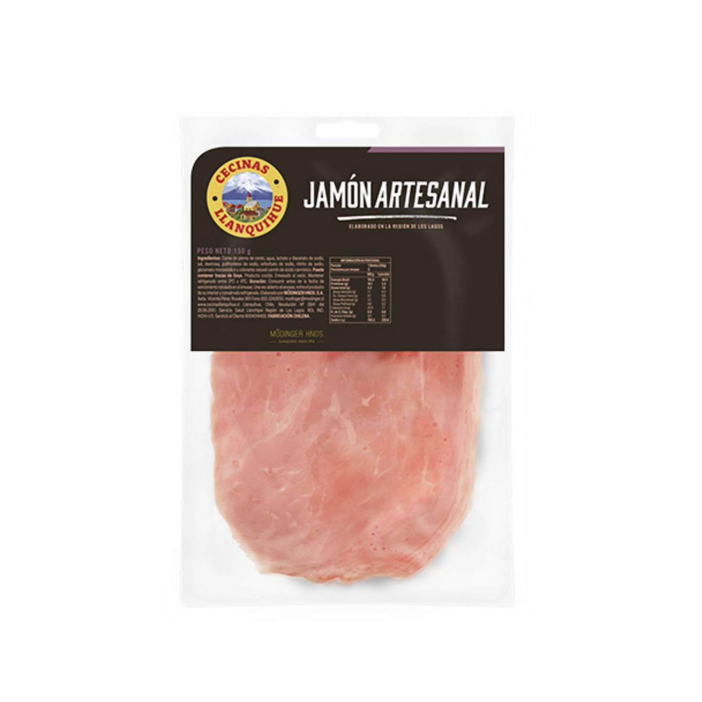 Jamón Artesanal 150 grs. - Cecinas LLanquihue