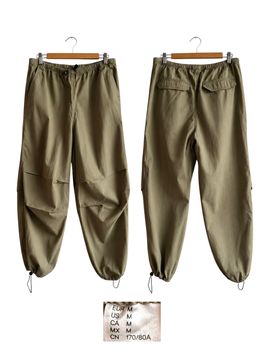 Pantalón Cargo H&M Verde Oliva – Talla M