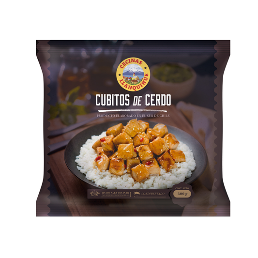 Cubitos de cerdo, 300 grs - Cecinas Llanquihue