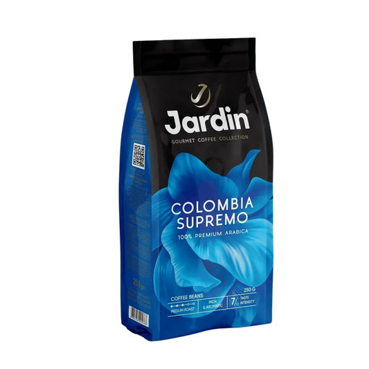 Café Colombia Supremo Grano Entero 250 g - Jardín