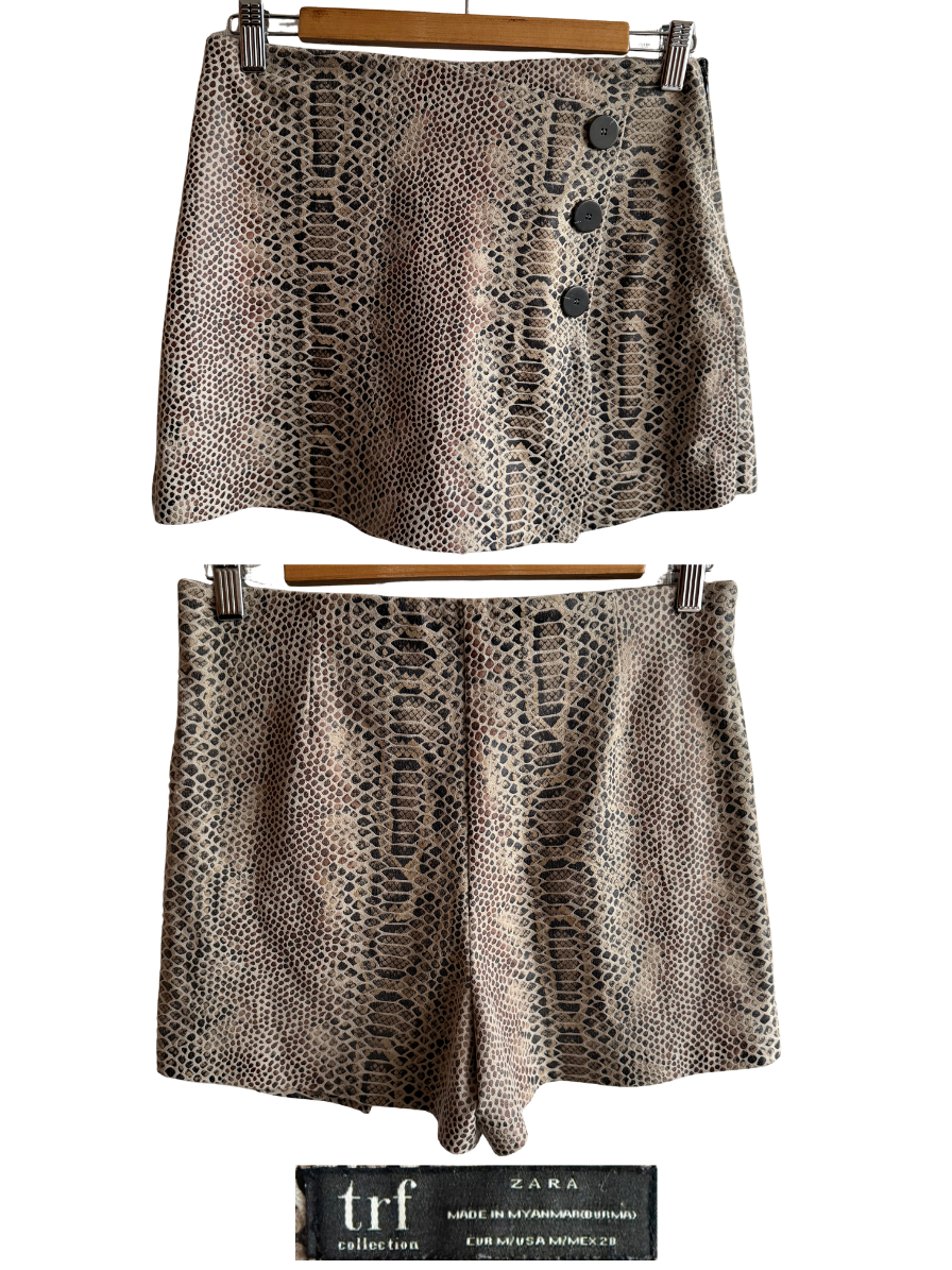 Falda Zara Animal Print – Talla M