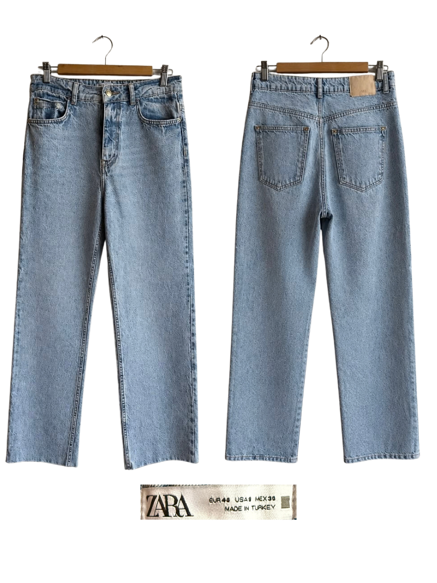 Jeans Zara Straight Leg – Talla 40