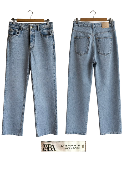 Jeans Zara Straight Leg – Talla 40