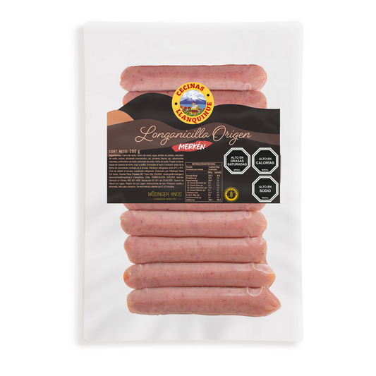 Longanicilla Origen Merkén 200g - Cecinas Llanquihue