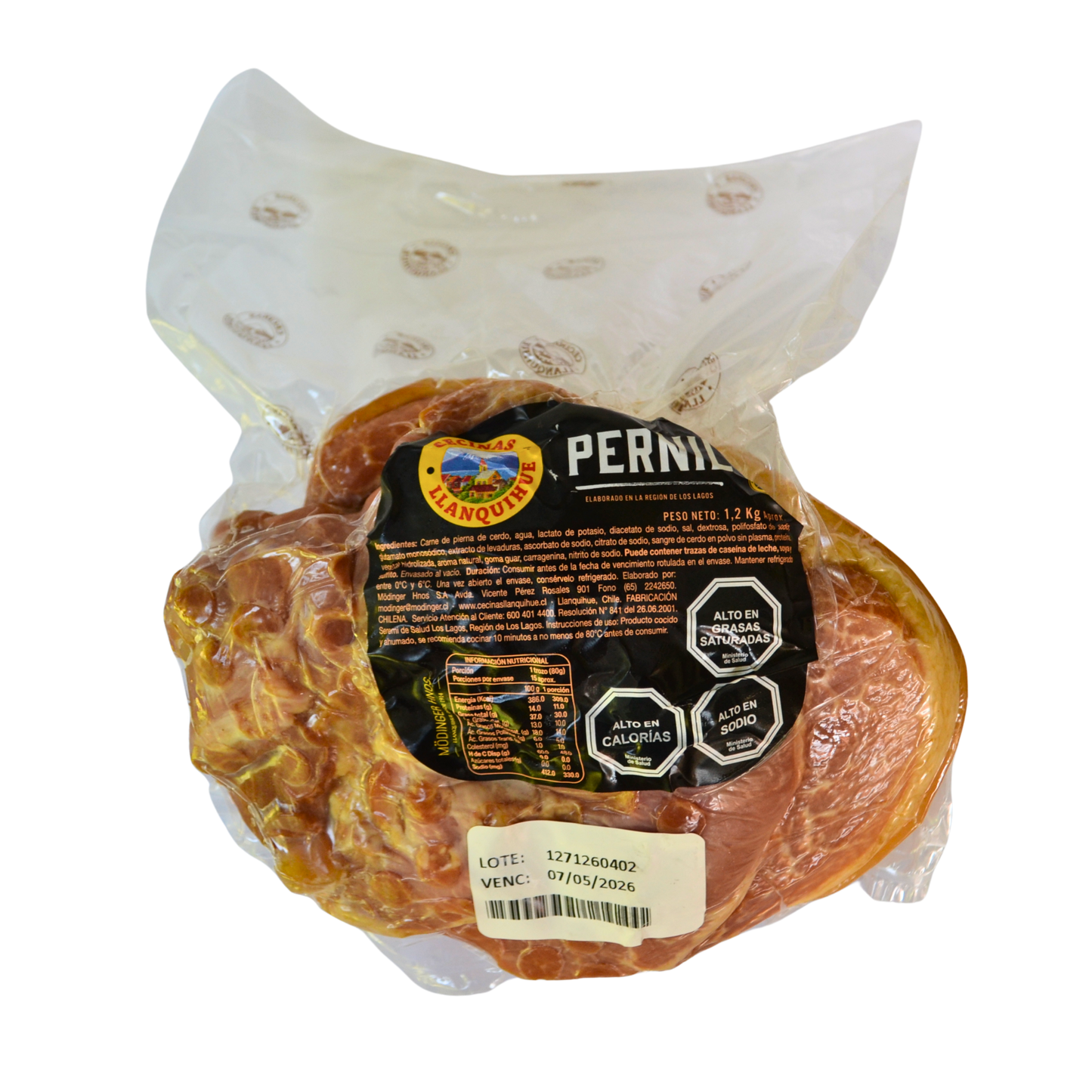 Pernil de cerdo, 1,2 kg - Cecinas Llanquihue