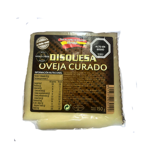 Queso Curado de Oveja Artesanal - Disquesa