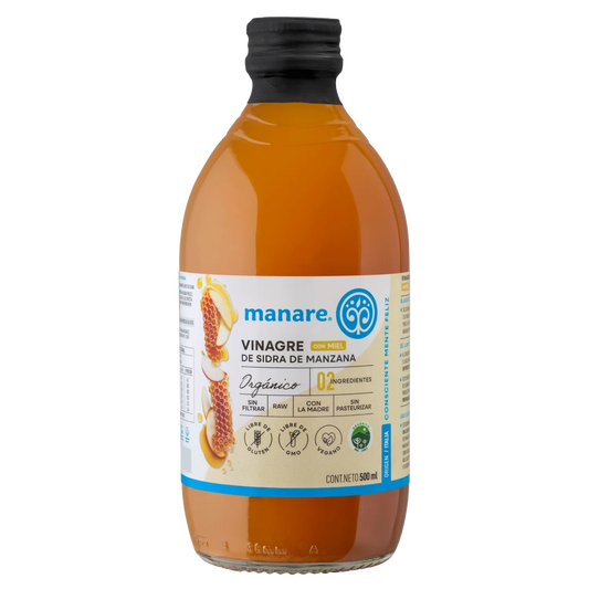 Vinagre con Miel Orgánico 500ml - Manare